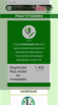 Mobile Screenshot of delasterapias.com